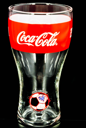 Coca Cola Glas / Gläser WM 2014 Brasilien Sammelglas, Nr.5 Uruguay 0,2l