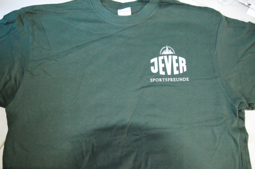 Jever Bier T-Shirt 11 SPORTSFREUNDE Grün Gr. M mit Logo