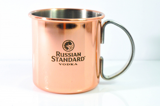 Russian Standard Vodka Kupfer Becher Moskow Mule Cup Copper Mug große Ausführung