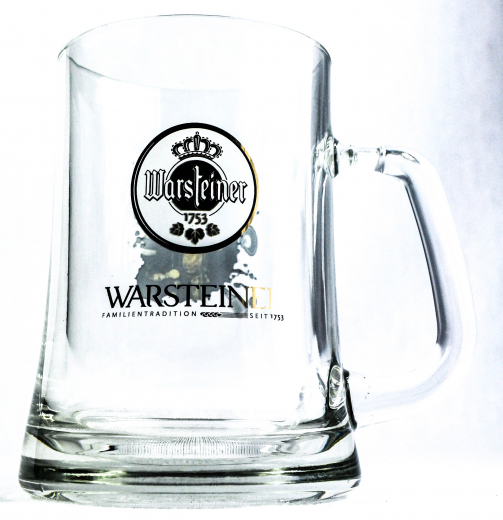 Warsteiner Bier Brauerei Sammelkrug Bierglas / Gläser Rockedition 0,3 l Microphon