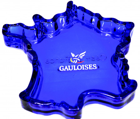 Gauloises Tabak, Glas-Aschenbecher Frankreich Form, limitierte Auflage. Sehr selten.