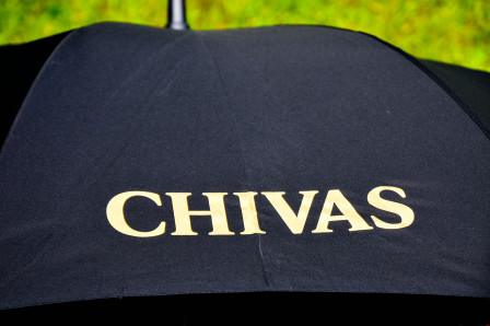 CHIVAS REGAL REGENSCHIRM WINDFIGHTER AC2, 116cm DM, TEFLONBESCHICHTUNG
