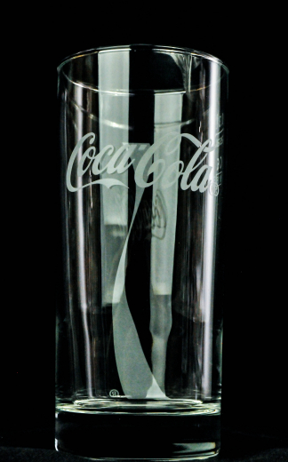 Coca Cola Glas / Gläser Frozen satiniert, Design Amsterdam Becher Wave Glas 0,3l