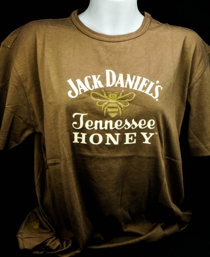 Jack Daniels Whiskey, Honey T-Shirt - Gr. L - Full Logo - hohe Qualität!!
