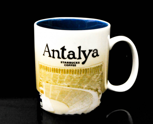 Starbucks Coffee Mug, City Mug, City Mug, Antalya 473ml SKU