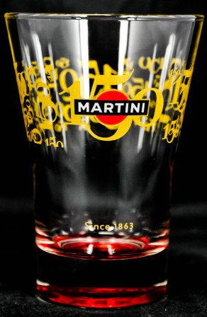Martini Likör Glas / Gläser Sonderedition Tumbler 150 Jahre, In the Rocks