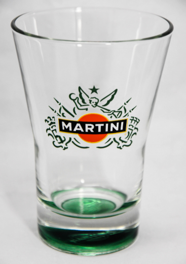 Martini Likör Glas / Gläser Tumbler Rocks 31 cl, großer Tumbler, grüner Boden