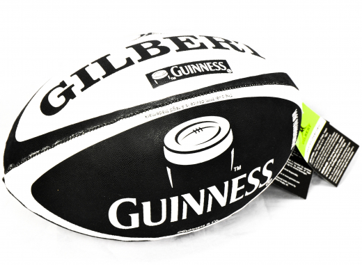 Guinness Bier, Gilbert, Rugby Ball, Football, Size 5, 3D Grip