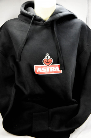 Astra Bier, Hoodie - Sweatshirt, schwarz,Gr. 2XL, Kiez, Hamburg, Reeperbahn