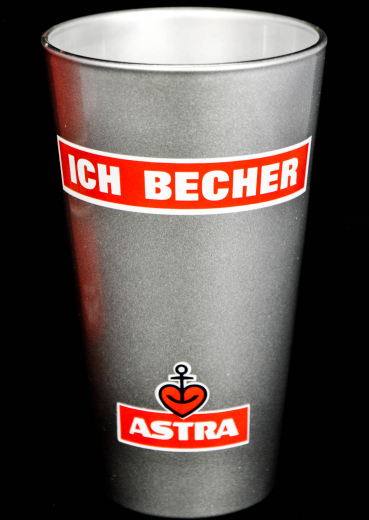 Astra Bier Glas / Gläser, Becher ICH Becher in silber