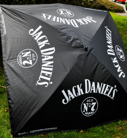 JACK DANIELS OLD NO. 7 BRAND SONNENSCHIRM SCHWARZ