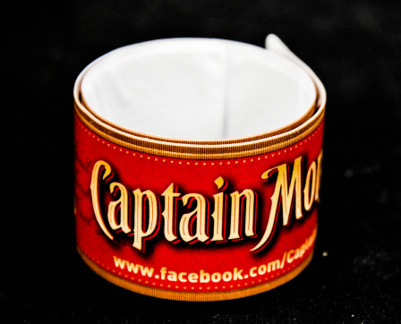 5 xCaptain Morgan Rum, Knickarmband, Armband, Hosenklemmer