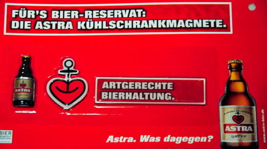Astra Bier Kühlschrankmagnete / Magnete 3 Stück
