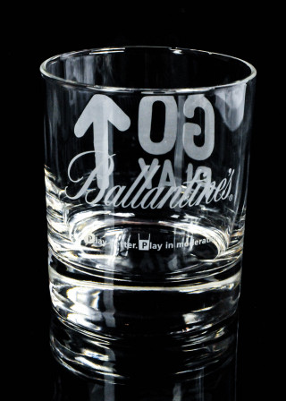 Ballantines Glas / Gläser, Whiskyglas, Tumbler go play