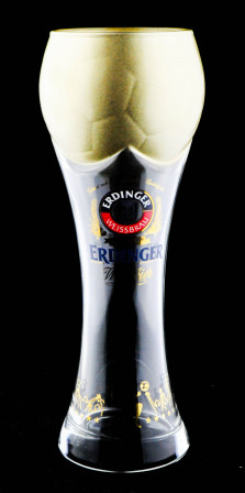 Erdinger Weissbier, Fußballglas 0,5l, Europameisterschaft 2016, Gold Pokal