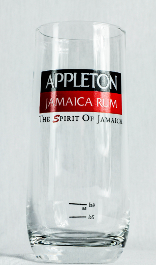 Appleton Rum, Rum Glas, Longdrinkglas Spirit of Jamaika