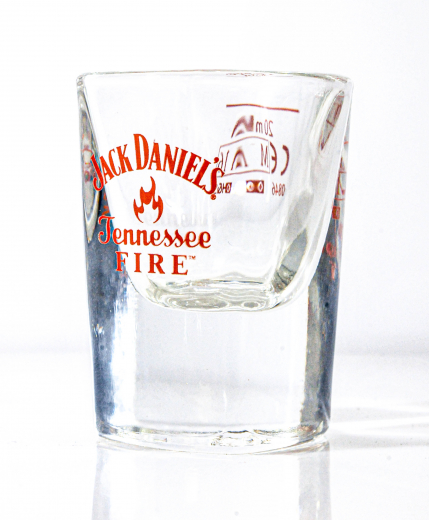 Jack Daniels Whisky, Whiskey, Shotglas, Glas / Gläser 2cl / 4cl Tennessee Fire