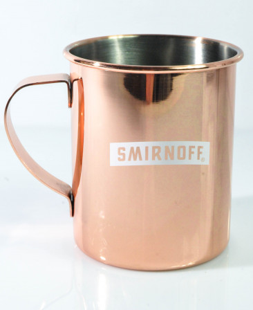 Smirnoff Vodka, Kupferbecher, Moskau Mule Cup, Kupfertasse, sehr edel..