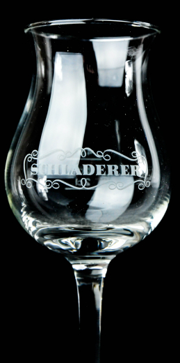 Schladerer Kirschwasser, Likörglas, Glas, Gläser, Tasting Nose, gr. Ausf.