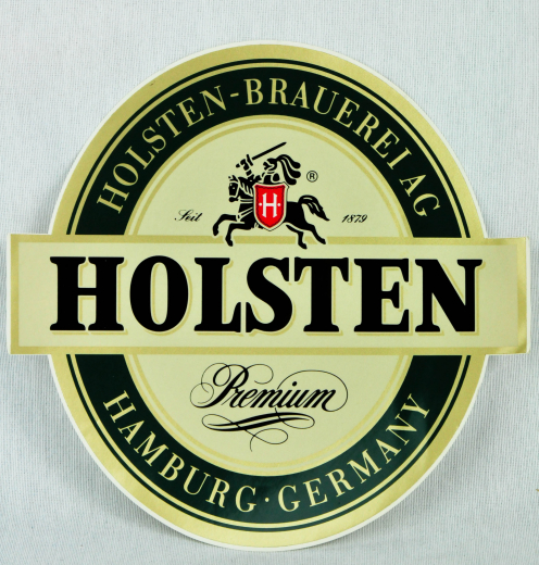 Holsten Pilsener, XXL Aufkleber Premium matt, Sticker, Hamburg
