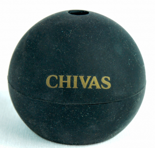 Chivas Regal, Eiswürfelmaker, Eiswürfelbereiter, für das lächelnde Glas, schwarz