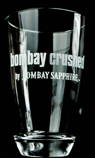 Bombay Sapphire Gin, Gin Glas, Longdrink Glas Salute, Bombay Crushed