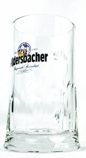 Aldersbach Bier, Glas / Gläser Bierseidel, Krug, Bierglas 0,5l