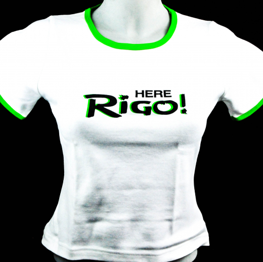 Bacardi Rum T-Shirt Women, weiß, Gr. S mit Rund-Ausschnitt Rigo