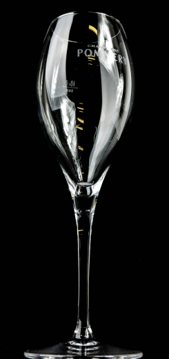 Pommery Champagner Glas, Flöte, Pommery Italesse weißes Branding 10cl