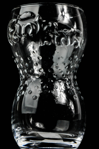 Fanta Limonade Glas / Gläser, Noppenglas 0,2l Relief Glas