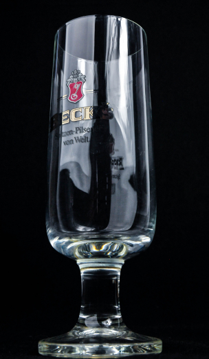 Becks Bier Pokal, Glas/ Gläser, Bierglas, 0,4l, Ritzenhoff, Schriftzug SILBER