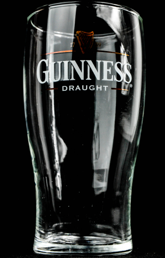 Guinness Beer Glas / Gläser, Bierglas Guinness Draught 0,4l