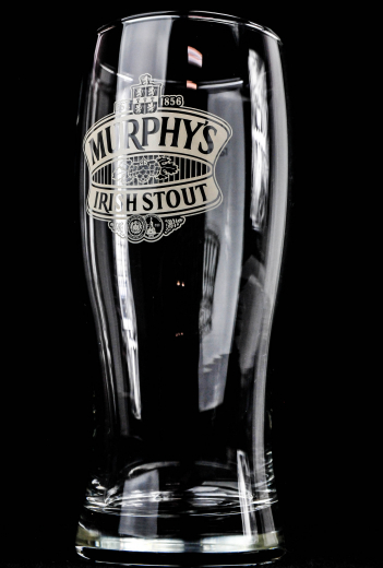 Murphys Beer, Bierglas, half Pint, Pintglas 0,3l, Irish Stout