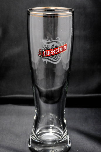 Duckstein Weizenbier Glas / Gläser, Bierglas 0,3l mit doppelten Silberrand