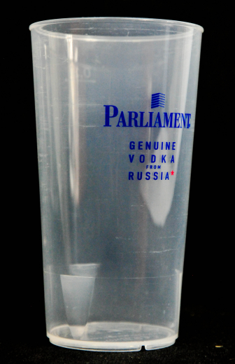 Parliament Vodka, Vodka, Partybecher, Kunststoffbecher, Festivalbecher