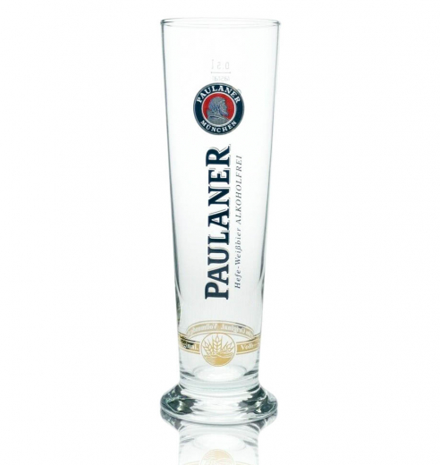 Paulaner Weissier, Glas Hefe Alkoholfrei 0,5l Rastal Gläser Weizen Beer