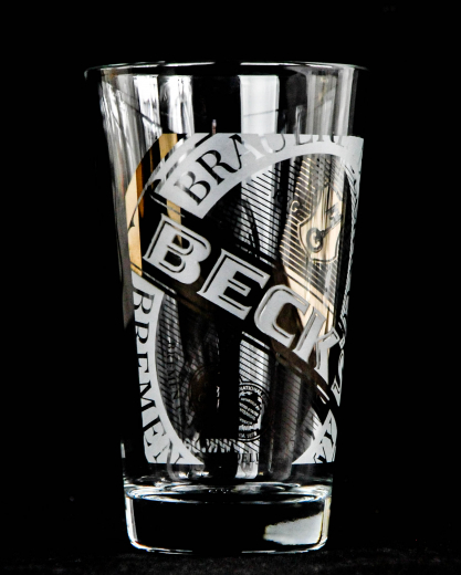 Becks Bier, Gläser, Bostonglas 0,2l, satiniertes Logo groß