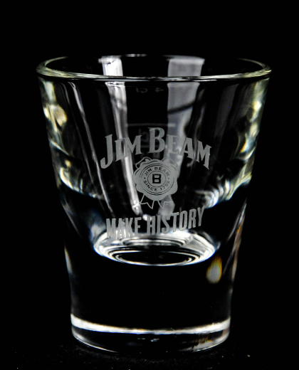 Jim Beam Whisky, Shotglas, Stamper, schwere Ausführung, 2cl 4cl
