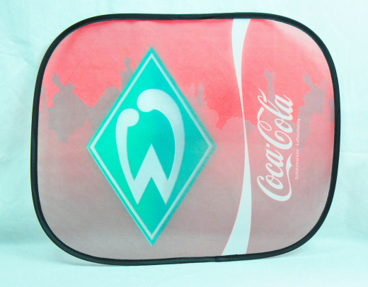 Coca Cola, Auto Sonnenschutz, Sonnenblende, Seitenfenster Werder Bremen