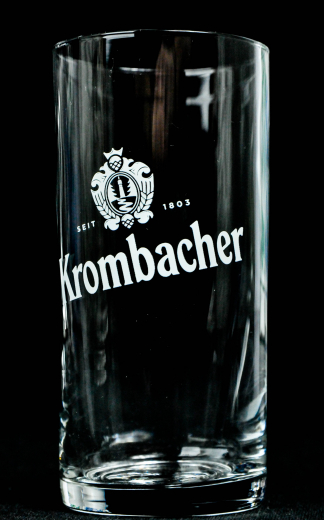 Krombacher Bier, Probierglas, Empfangsglas, Bierglas 0,1l