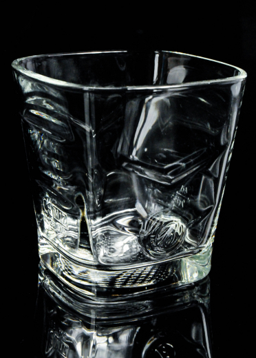 Ballantines Glas / Gläser, Whiskyglas, Tumbler, eckige schwere Ausführung Golfball