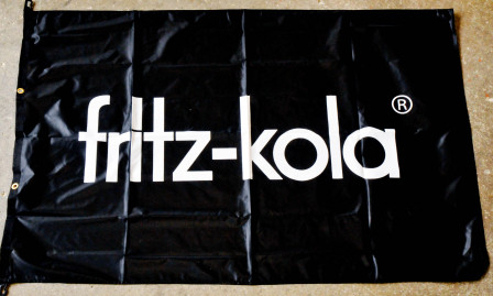 Fritz Kola, Banner, Flagge, Fahne, Horizontal, Fritz Kola