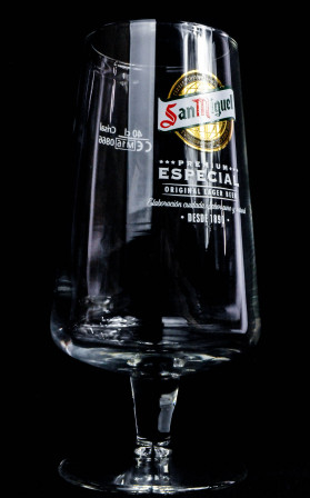 San Miguel Bier, Bierglas, Tulpenglas 40cl Copas Especial