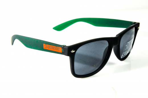 Jägermeister Brille, Sonnenbrille, Nerd UV 400 Kat.3, grüne Ausführung