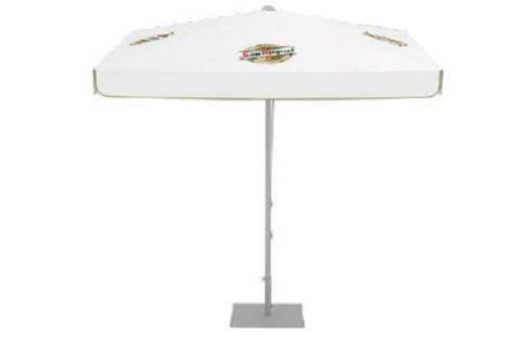 San Miguel, XXL Sonnenschirm, Sonnenschutz, weiße Ausführung 250 x 250cm