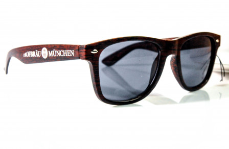 Hofbräu beer Munich, sunglasses in wood look UV 400, Sunglases