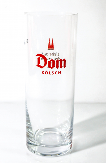 Dom Kölsch Stangen Glas, Kölschglas 0,4l Liebe auf den ersten Blick