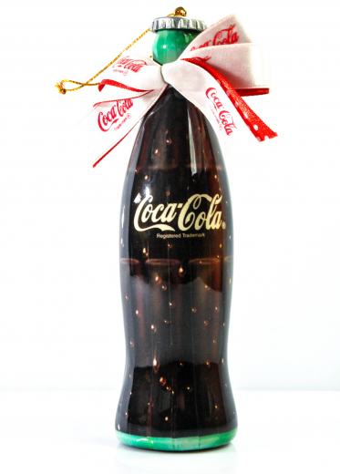 Coca Cola, Original USA Atlanta XXL Coca Cola Flasche Bottle Weihnachtskugel