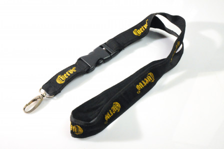 Cuervo Jose Tequila, Schwarz / Gold Lanyard, Schlüsselband, Schlüsselanhänger