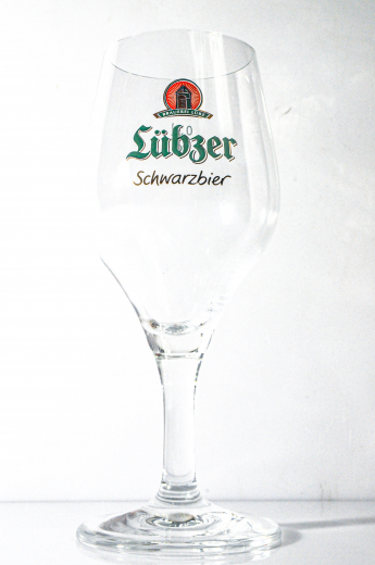Lübzer Bier, Glas / Gläser Bierglas, Gran Cru Schwarzbierglas 0,3l